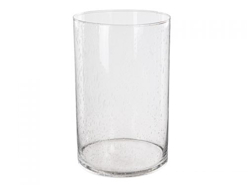 Ваза цилиндр bubbles h30хd19 см