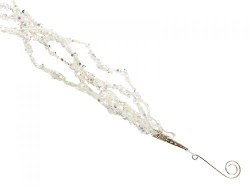 Декоративное украшение 93 см белый (пластик)