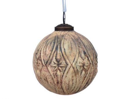 Елочная игрушка 10см розовое золото