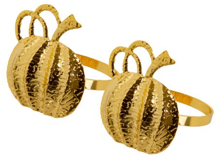 Набор колец для салфеток из 2-х шт 4,5 см диам (металл)