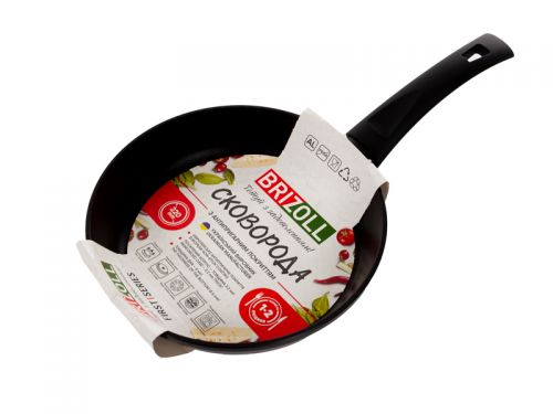 Сковорода алюминиевая 22 см с антипригарным покрытием, first, soft touch.