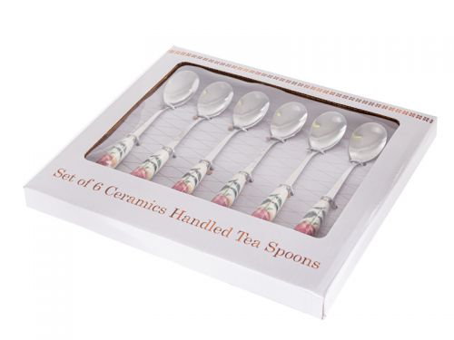 Набор чайных ложек "Пион" 6шт 15см