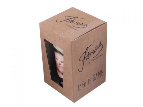 Чашка с силиконовой крышкой "Famous" 400 мл