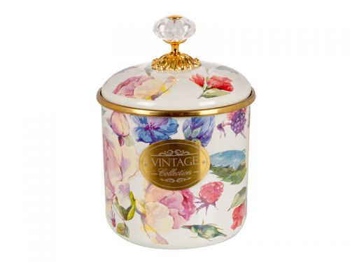 Банка для сыпучих продуктов "Peony" elmani с крышкой 12x12см, 1,25л