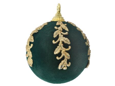 Набор из 3-х шаров темно-зеленый, 10см
