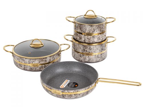 Набор из 4 предметов Brioni "Selection Cream"(кастрюля 18 см, 2,1 л/кастрюля  20 см, 2,7 л./ сковоро