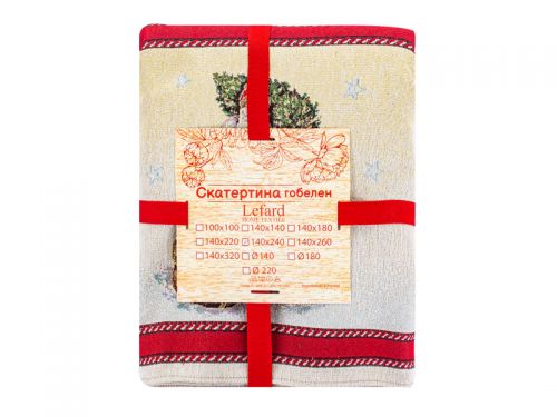 Скатерть гобеленовая "Snowing" 100x100 см