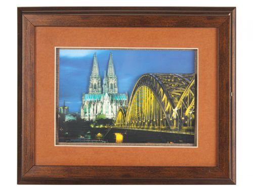 Ключница секционная "Ночной город" без крючков 32х26x5см