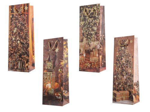 Подарочный пакет 12х35х9 см (бумага)