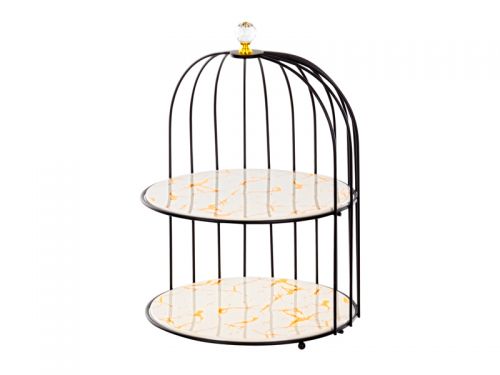 Блюдо 2-х ярусное 25х38 см