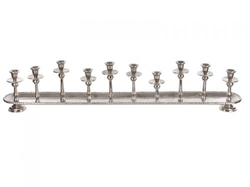 Подсвечник 109x13,5x22,5см алюминий