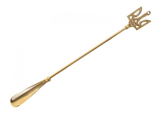 Ложка для обуви латунь 50 cm