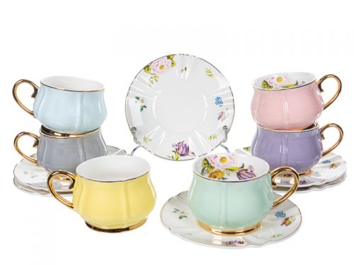 Чайный набор 12 предметов 200мл