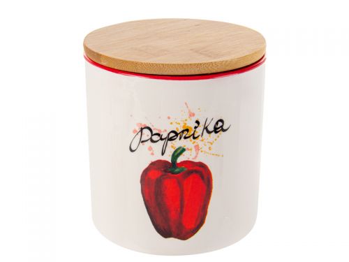 Набор банок для сипучих продуктов из 3-х шт "Hot vegetables" 450мл 10x11см