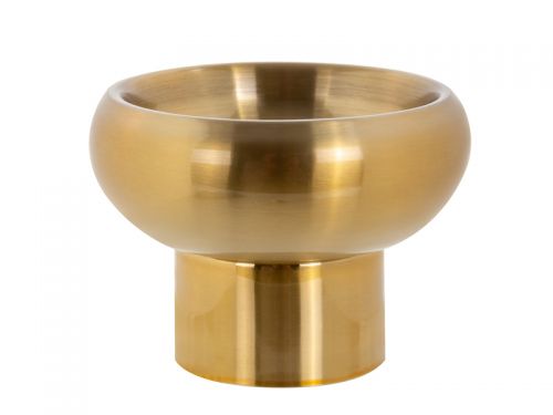 Креманка с двойными стенками 10 х 12 см (нержавеющая сталь) золото