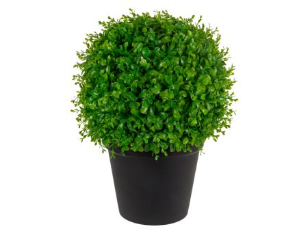Искусственное растение Самшит зеленый 42х35х35 см (пластик)