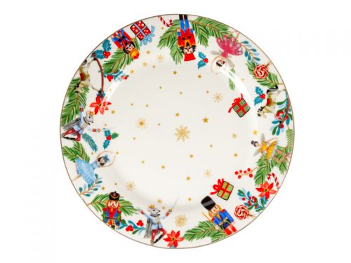 Набор тарелок "White Christmas" 6 шт 19 см
