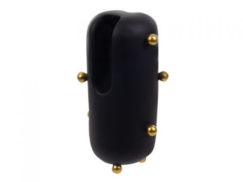 Ваза из полистоун 17x13,5x30см черная