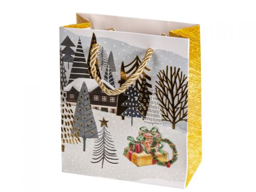 Подарочный пакет 12х16х9 см (бумага)