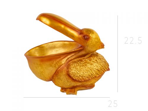 Статуэтка-ключница "Пеликан" 30х16х22 см (полистоун)