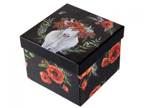 Украшение елочное "Красный мак" 8,5 см