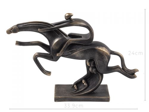 Фигурка декоративная "Всадник" 33,9х6,9х24 см