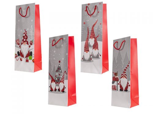 Подарочный пакет 12х35х9 см (бумага)