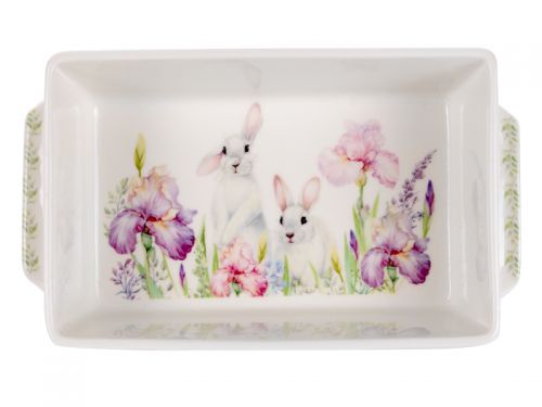 Блюдо для запекания "Ирисы" 20х12х6 см