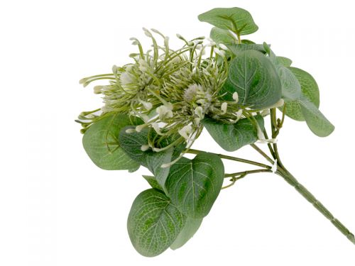 Ветка зелени  30 см (полиэстр/пластик)