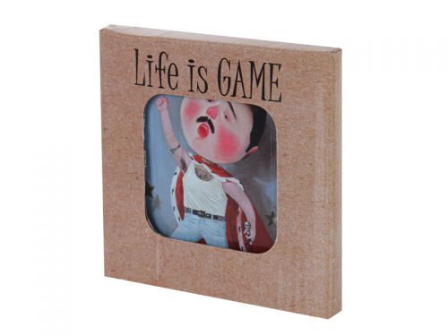 Набор подставок под горячее "Famous" 2 шт 10 см мдф