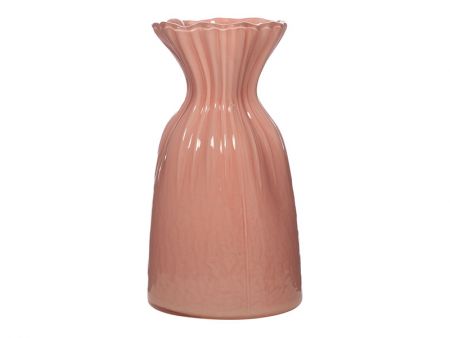 Ваза Ellen pink h25 d 13 см