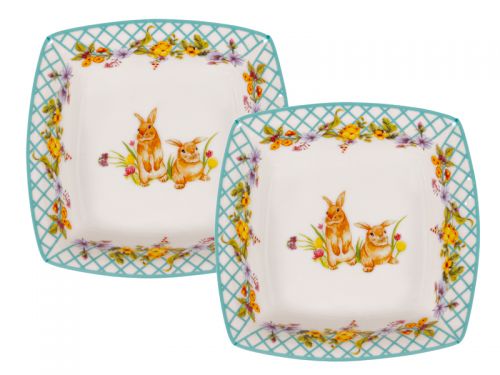Набор блюд из 2х шт "Funny bunny" 16х4,5см