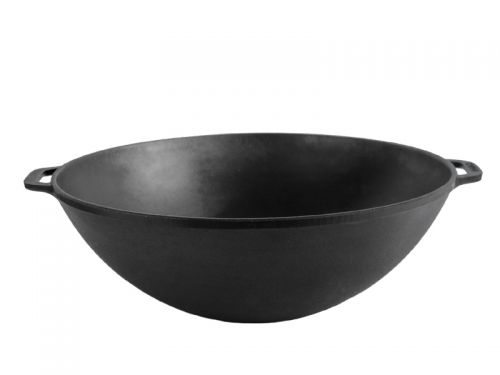 Сковорода чугунная wok brizoll 8 л