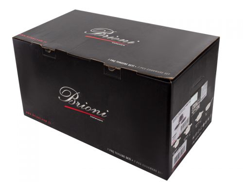 Набор из 7пр.brioni(кастрюля 20см,3 л/24см,3,5л./сотейник 26см,2,8л/сковорода26см) без 1й крышки