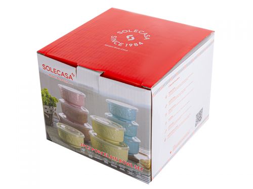 Набор салатников с крышками 3шт