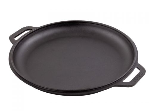 Казан туристический чугунный с чугунной крышкой - сковородой brizoll 8 л туризм