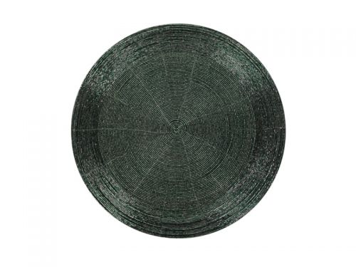 Плейсмат бисер 35см изумрудный