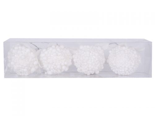 Набор елочных шаров 4шт 6см