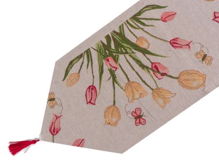 Раннер Пион 180х33 см (полиестр/хлопок)