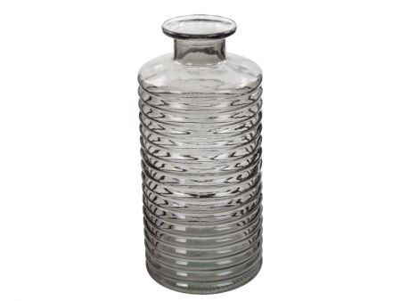 Ваза Bottle grey h31 d14,5 см.