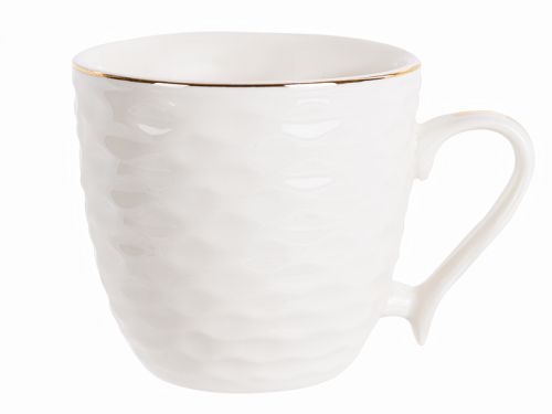 Чайный набор 12 предметов 220мл "Волна" с золотом