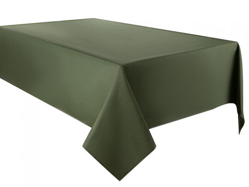 Скатерть 160x240см зеленый однотонный