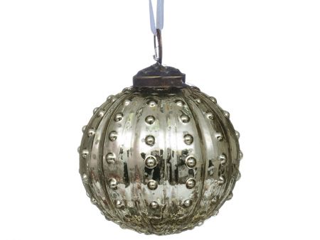 Елочная игрушка 8см золото