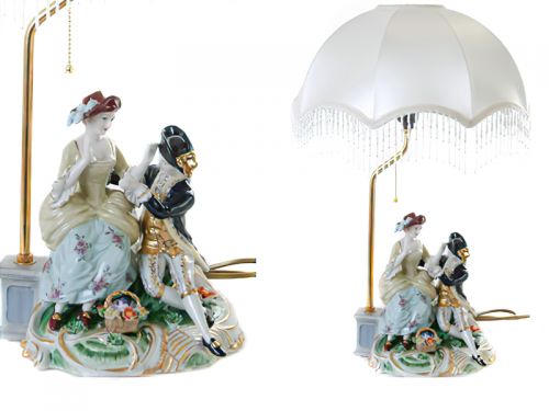 Светильник с абажуром 33см