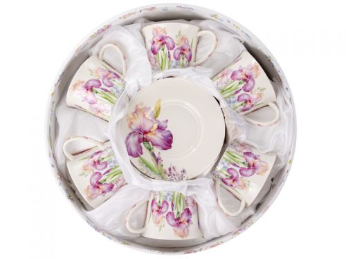 Чайный набор 12пр "Ирисы" 250мл