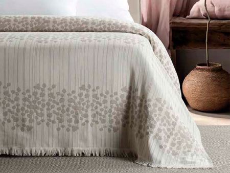 Покрывало Tanora 220х240 см хлопок Grey