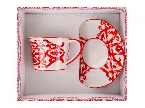 Чайный набор 2пр "Сицилия ред" 220мл