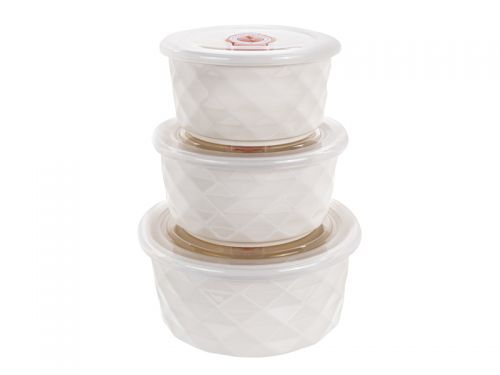 Набор салатников с крышками 3шт.