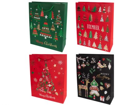 Подарочный пакет 26х32х10 см (бумага)