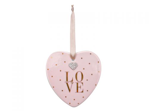 Декоративное сердце "Любовь" 12см